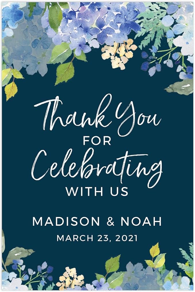 Andaz Press Personalized Extra Large Wedding Easel Board Party Sign, 12x18-inch by AndazPress