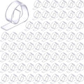 Eccliy 300pcs Transparent Clear Tablecloth Clips Plastic Table Cloth Clips by Eccliy