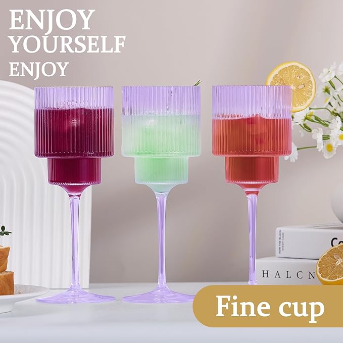 Plastic Goblets Wine Glasses - 12Oz Acrylic Wine Glasses Origami Unbreakable - Image 5