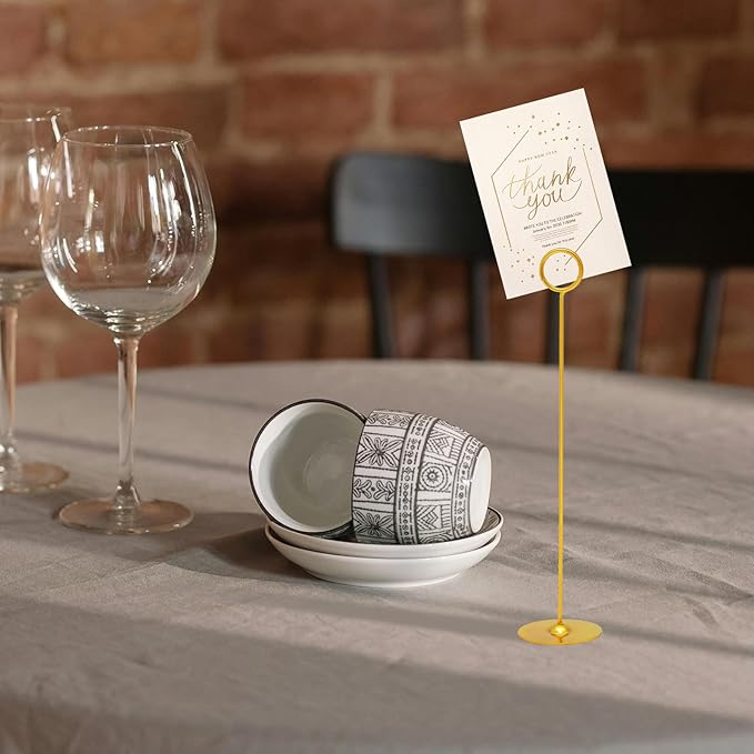 Urban Deco 36PK Table Number Holders Place Card Holders 12 Inch Table Card - Image 6