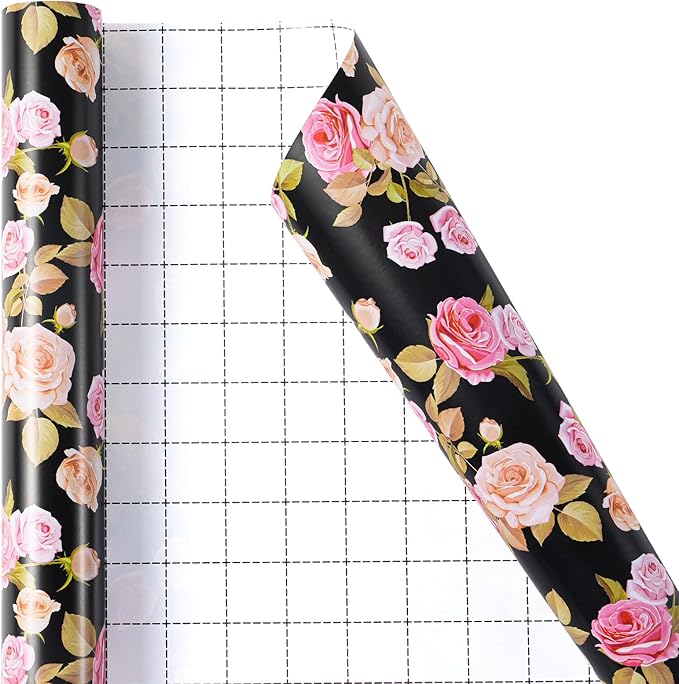 Ulmasinn Floral Wrapping Paper Roll - Image 2