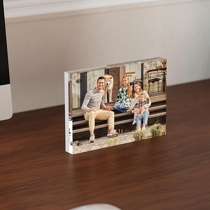 3.5x5 Acrylic Picture Frame 5 Pack, Desktop Display Decor Gift - Image 5