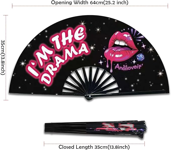 Boots on The Ground Fan, Large Folding Hand Fan - Image 2