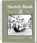 Sketch Book 8.5 x 11, Sketch Pad, 100 Sheets Spiral Sketchbook, Acid Free by SuFly