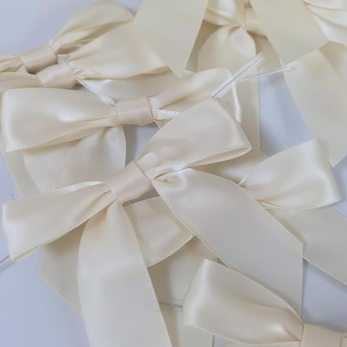 50pcs 3-1/2" Mini Satin Ribbon Bows - Image 5