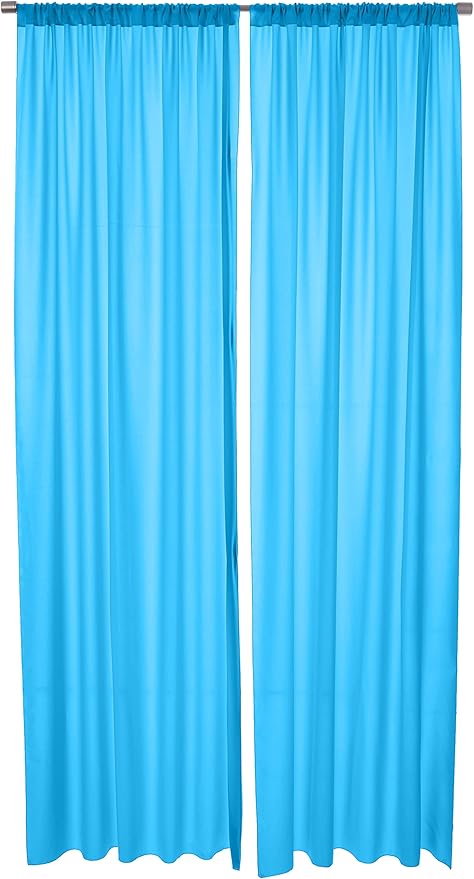 AK TRADING CO. 10 feet x 10 feet Polyester Backdrop Drapes Curtains Panels - Image 4