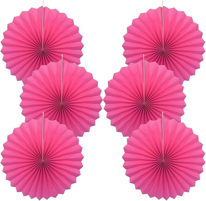 Red Graduation Party Decor, Girls Party Decorations, Party Supplies Party Fans by BARTHEW