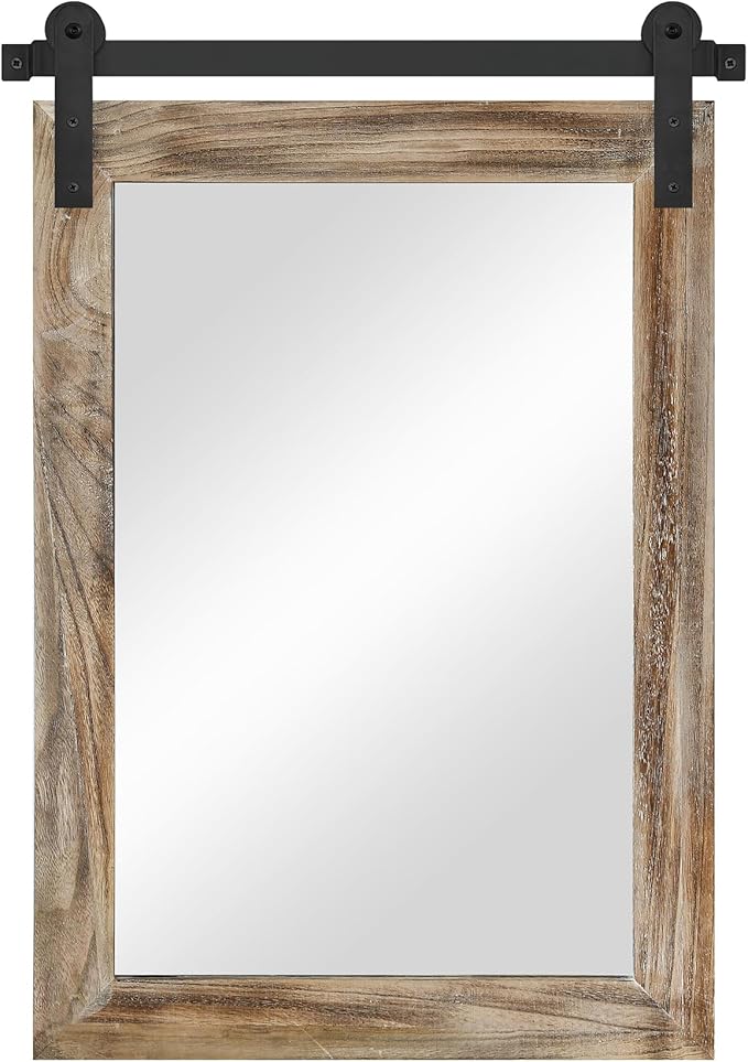 COGOOD Farmhouse Barn Door Mirror - Image 4