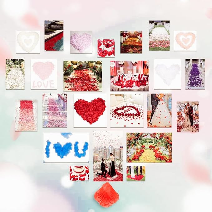 1000Pieces Rose Petals, Artificial Flower Petals Fake Rose Petals - Image 7