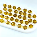 100 PCS 8mm Crystal Glass Beads Round Multiple Faceted Loose Spacer Glass Beads by Tingoons