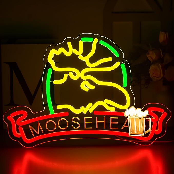 Beer Neon Sign for Wall Decor Beer Neon Lights Bar Led Sign for Man Cave Home by ATTNEON