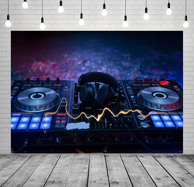 CORFOTO 10x6.5ft Fabric Dj Mixer - Image 3