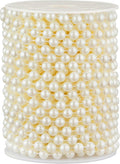 48 Feet Faux Pearl Beads Garland 8mm Craft String Pearls by Unknown