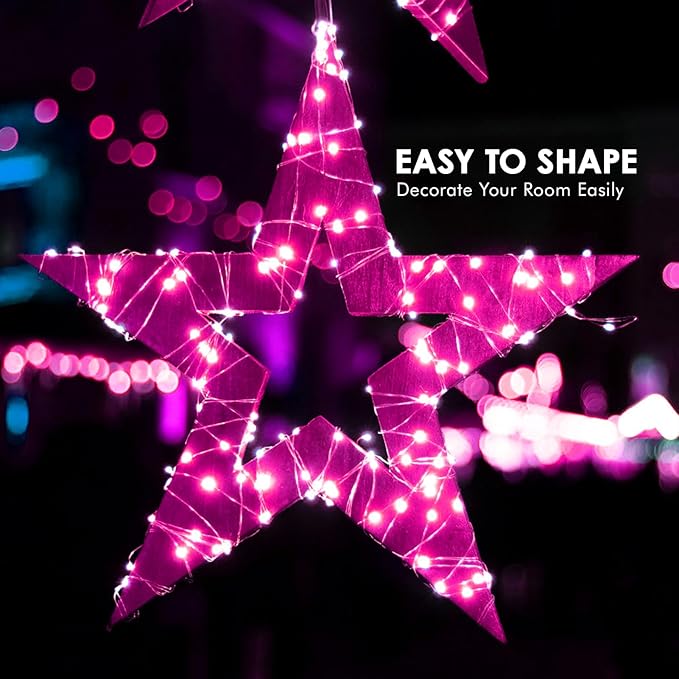 Fairy Lights 12 Pack Battery Operated 7ft 20LED Waterproof Silver Wire - Image 2