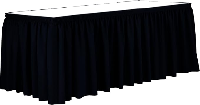 Ultimate Textile Pleat Polyester Fabric Table Skirt by UltimateTextile