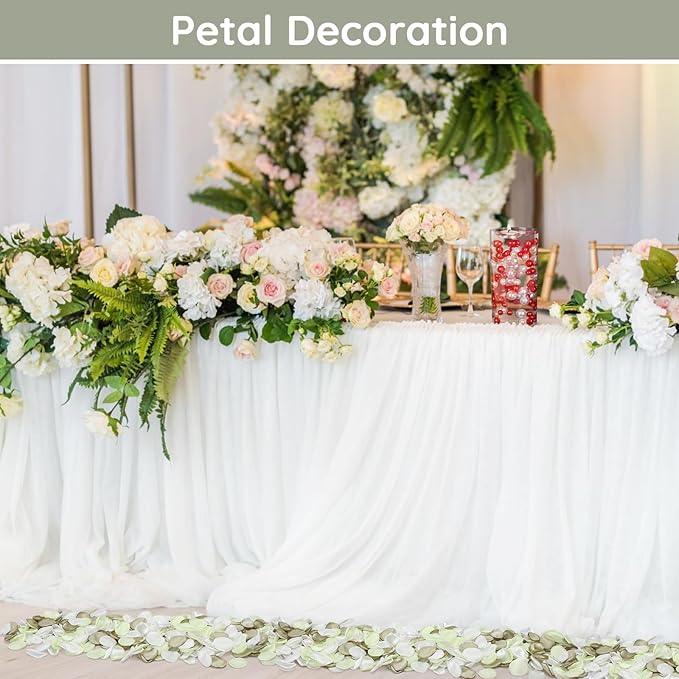 SUREAM Rose Petals for Decoration, Scatter Petals for Wedding Aisle Scatter - Image 5