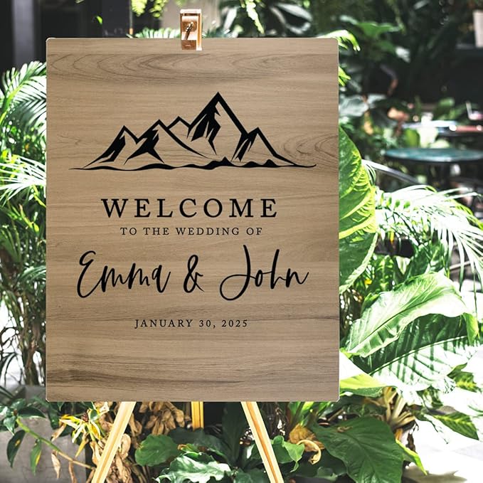 Andaz Press Large Wooden Welcome Sign - Image 4