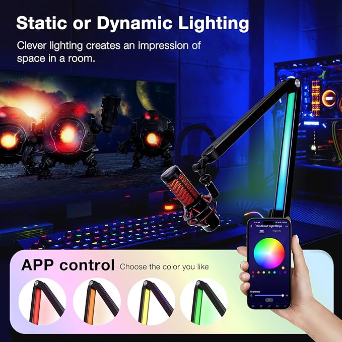 Boom Arm with RGB Light - Image 2