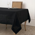 Solino Home Linen Black Tablecloth 60 x 132 Inch by SolinoHome