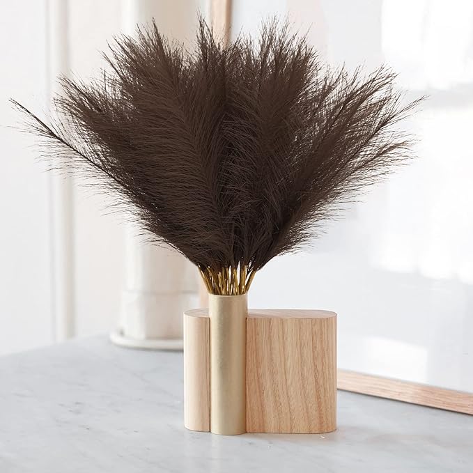 50pcs Faux Pampas Grass Decor, 21.6" Short Artificial Pompous Grass Floral Fake - Image 7