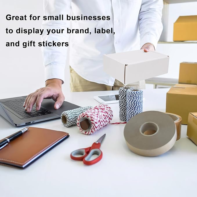 MEBRUDY 6x4x2 Inches Shipping Boxes Pack of 50, Small Corrugated Cardboard Box - Image 6