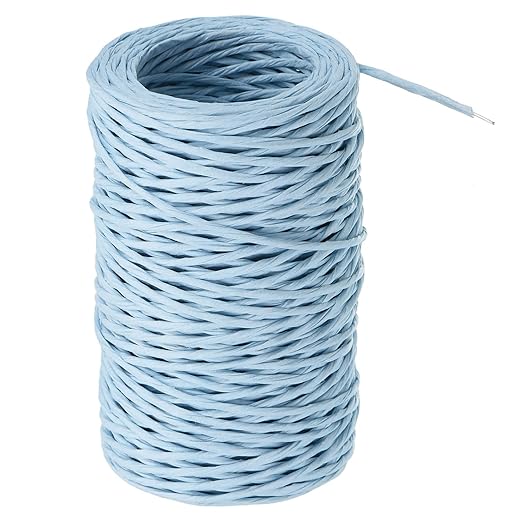 PATIKIL 164 Feet Floral Bind Wire Wrap Twine, 2mm Florist Wire Iron Wire Paper by PATIKIL