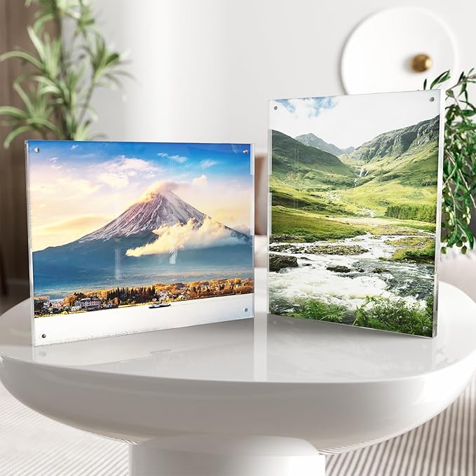 8x10 Acrylic Picture Frame 1 Pack, Desktop Display Decor Gift - Image 4