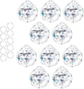 10pcs Crystal Ball Prism Sun Catcher Rainbow Maker Pendants 40mm Decorative by ForCrystalLovers