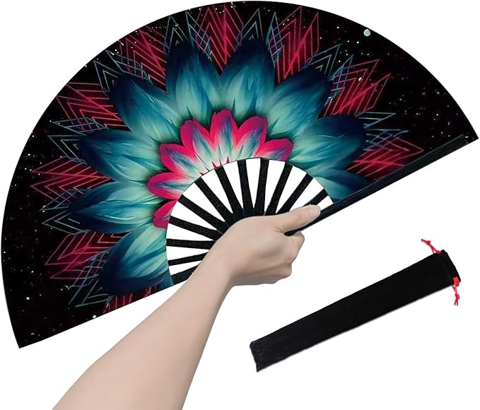 Boots on The Ground Fan, Large Folding Hand Fan by Unknown