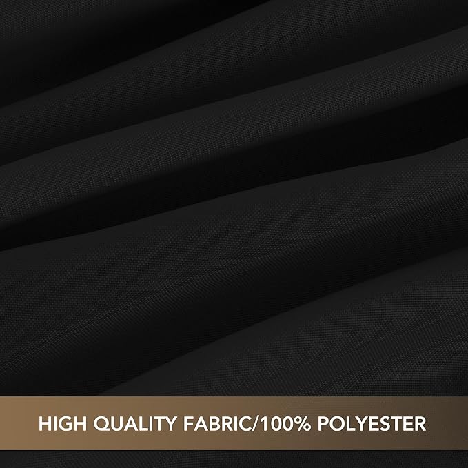 sancua Black Square Tablecloths 70x70 Inch, 2 Pack - Image 5