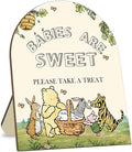 Classic Winnie Baby Shower Welcome Sign, Classic Pooh Babies are Sweet Please by CelebrateEveryMoment