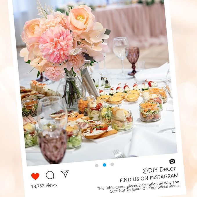 Tigeen Artificial Flowers Artificial Peonies Silk Flowers Faux Peony Fake Peony - Image 7
