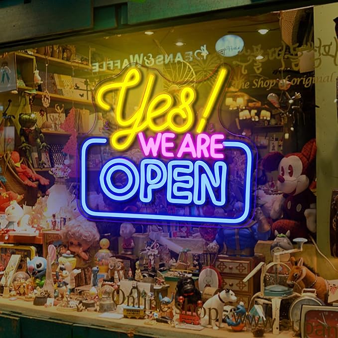 Ineonlife Open Neon Signs, Bright Led Light High Visibility Advertisement Board - Image 5