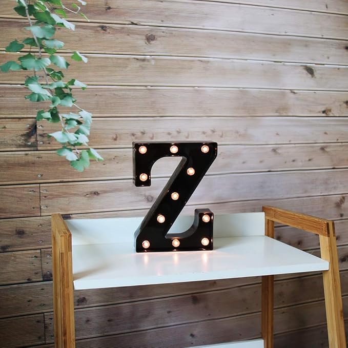 OYCBUZO Light Up Black Alphabet Marquee Letters Sign LED Marquee Number Lights - Image 3