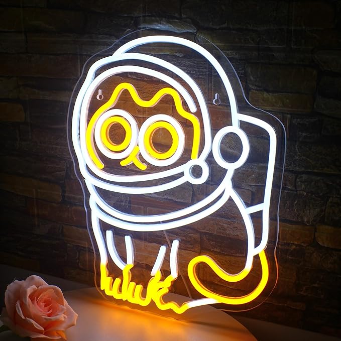 Astronaut Cat Neon Sign Led Neon Lights - Image 5