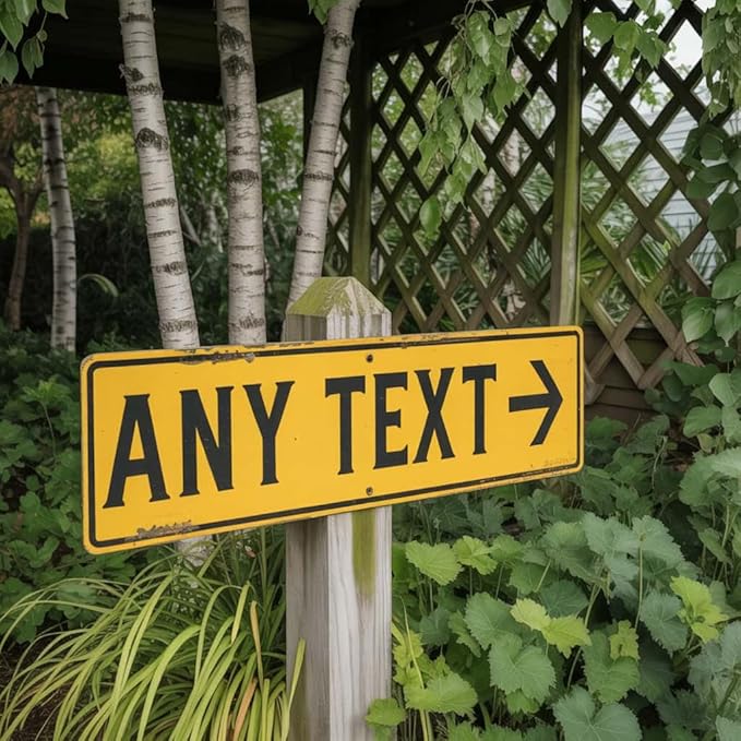 Custom Signs Outdoor Metal, Personalized Street Sign - Image 4