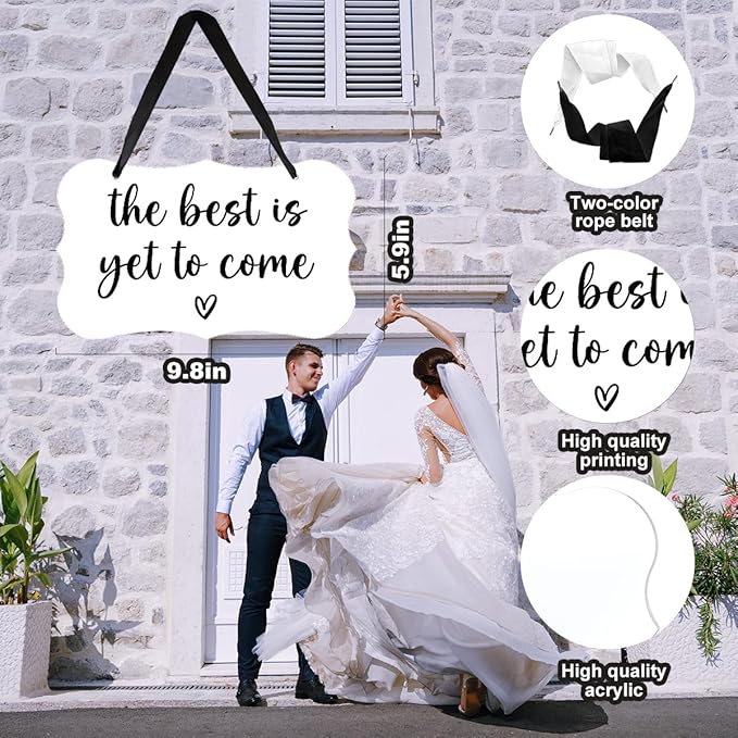 Acrylic Wedding Sign, Ring Bearer Sign, Rustic Wedding Decor Signs, Acrylic - Image 3