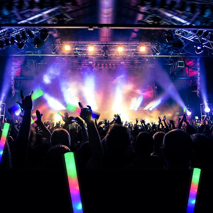 M.best 100 Pack LED Light Up Foam Sticks - Image 6