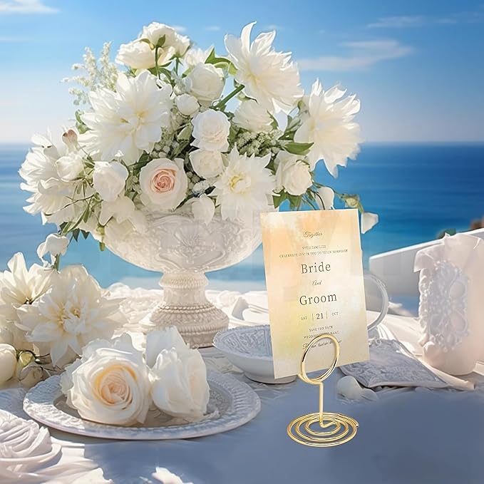 30PCS Table Number Holders Place Card Holder - Image 5
