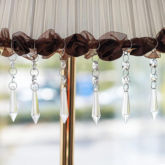 20pcs 55mm Chandelier Icicle Crystal Prism Suncatcher, Crystals - Image 4