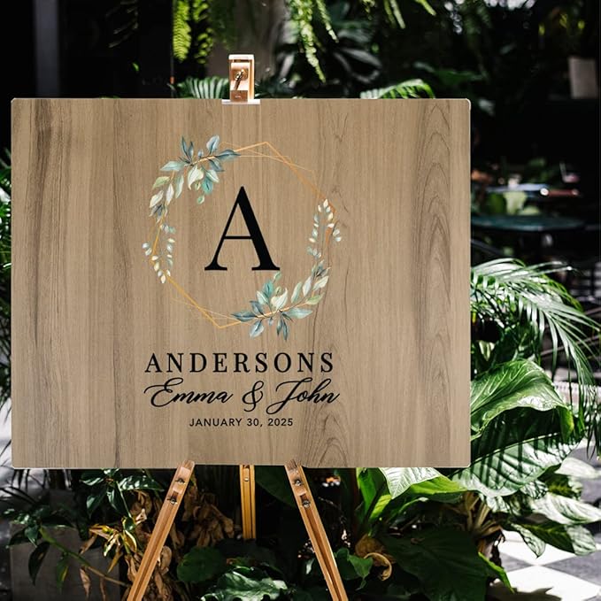 Andaz Press Large Wooden Welcome Sign - Image 4
