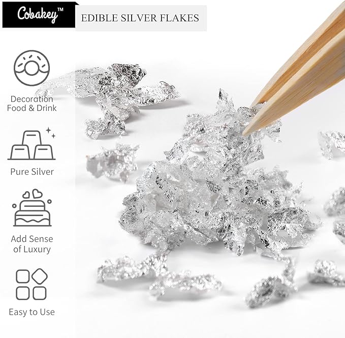Cobakey Edible Silver Leaf - Image 2