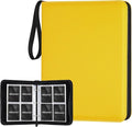 4 Pocket Card Binder, Premium Zip Trading Card Binder, 400 Double Sided Pocket by GERMUN