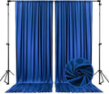 10 x 7 Feet Royal Blue Backdrop Curtain by ZEBMOON