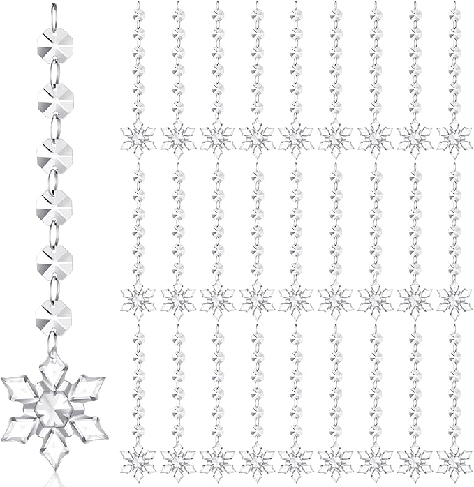 Nuenen 100 Pcs Acrylic Hanging Crystals by Nuenen