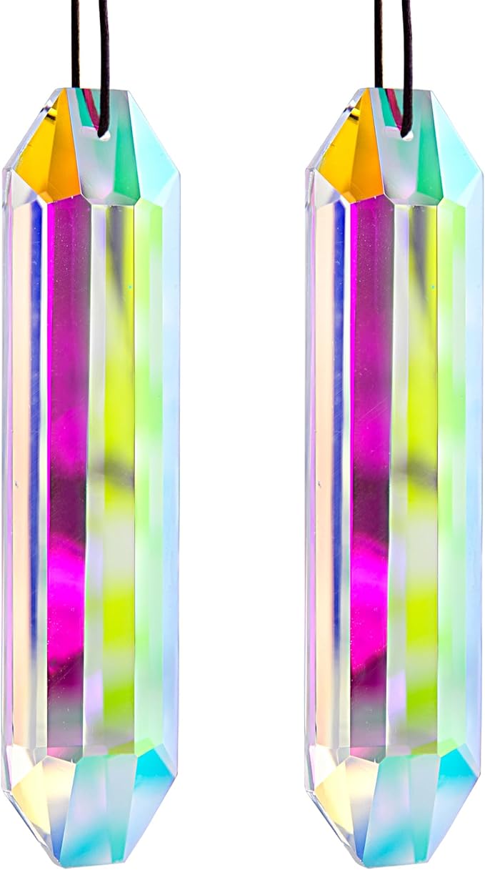 HDCRYSTALGIFTS 2PCS 5" Large Crystal Sun Catcher Prisms - Image 8