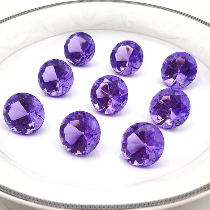 100 PCS Acrylic Diamond Gems, Arts & Crafts, Birthday Decorations - Image 4