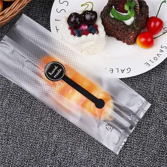 Cookie Bags for Packaging, Searik Translucent Plastic Cellophane Pastry Treat - Image 4