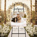 Personalized Wedding Photo Acrylic Welcome Sign – Custom Picture Board by Unknown