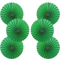 Green Party Decorations, Tennis Party Decorations Party Paper Fans Bulk 16in by BARTHEW
